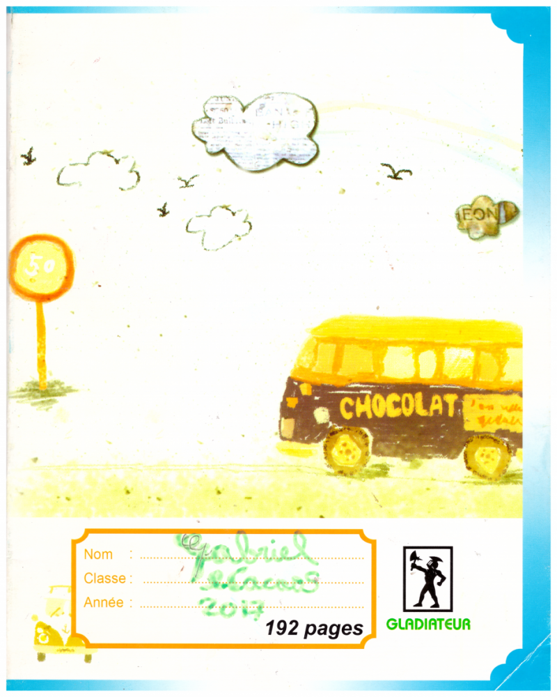Schoolbook  in Sao Tome and  Principe (eCacaoS fieldtrip)